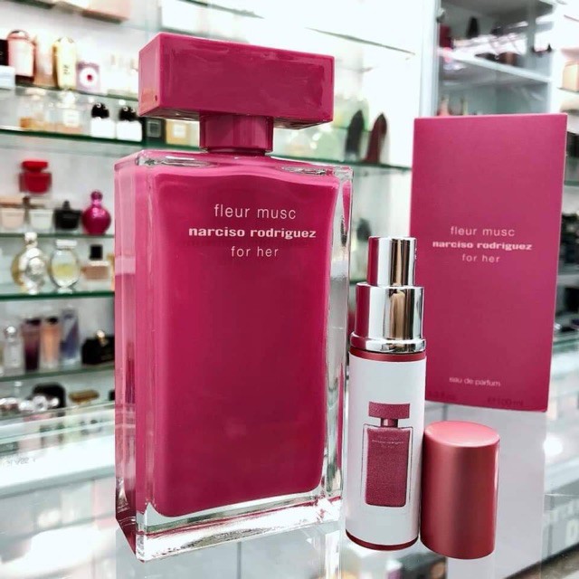 [Mẫu thử 10ml] Nước hoa Narciso Rodriguez Fleur Musc For Her (Hồng đậm)