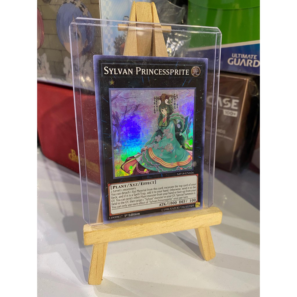 Lá bài thẻ bài Yugioh Silvan Princessprite – Super Rare - Tặng bọc bài nhựa bảo quản