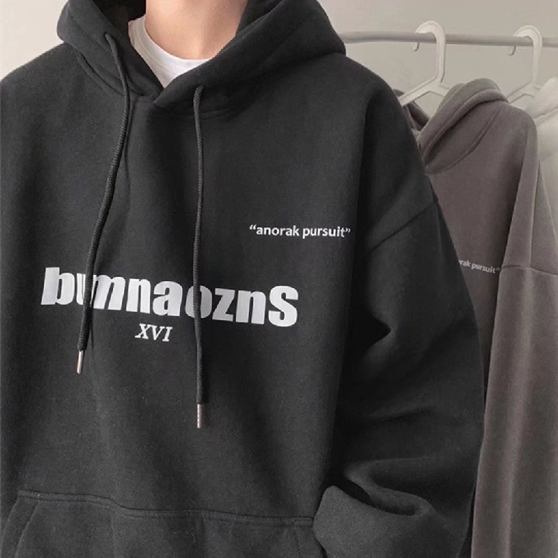 Áo hoodie Thể Thao Dáng Rộng Thoải Mái In Chữ Phong Cách Hàn Quốc Thời Trang Cho Nam Và Nữ Size M-5XL