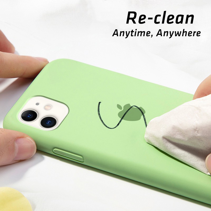 Ốp điện thoại silicone mềm nhiều màu tùy chọn cho iPhone SE2 2020 iPhone 5678 XS MAX 11Pro MAX XR | BigBuy360 - bigbuy360.vn