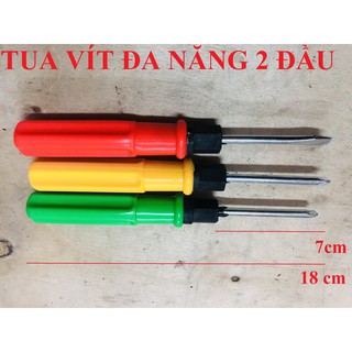 Tua vít đa năng 2 đầu Tô vít dẹt kiêm 4 cạnh RẺ