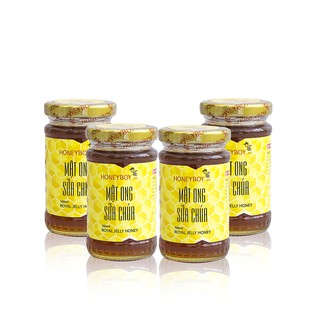 Bộ 4 mật ong sữa chúa honeyboy 100ml