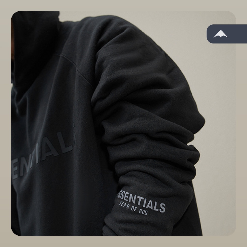 Áo hoodie form rộng Essen MARTIAN oversize unisex vải nỉ bông basic dày dặn có mũ dài tay nam nữ mùa đông | BigBuy360 - bigbuy360.vn