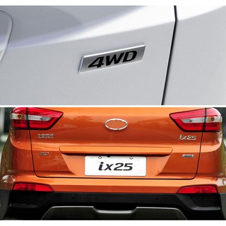 Tem Decal Logo 4wd Dán Xe ô Tô MS-110