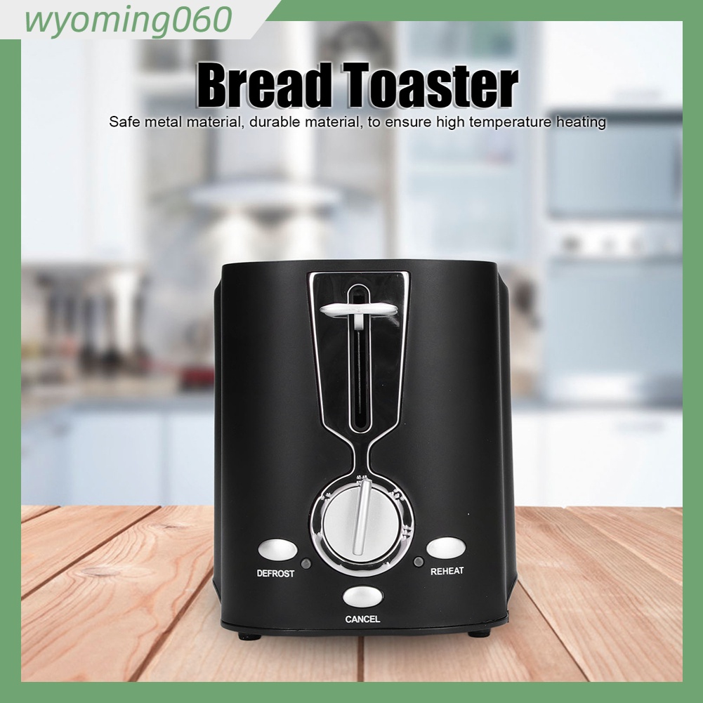 Máy Nướng Bánh Mì 2 Ngăn Mini Wyoming060 800W 120V