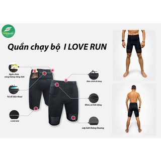 Quần chạy bộ bó cơ iloverun