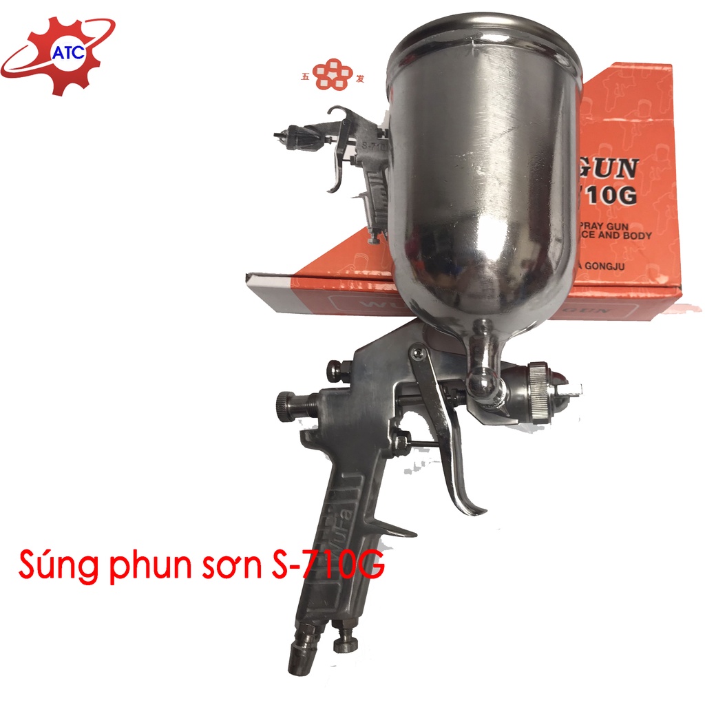 Máy phun sơn dùng hơi S-710G - Hàng cho thợ phun sơn chuyên dụng