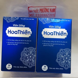 Viên uống HOA THIÊN-Tăng cường nội tiết tố,giúp da sáng đẹp H/30v
