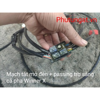 Mạch tắt mở đèn tích hợp passing trợ sáng và pha cho WINNER X