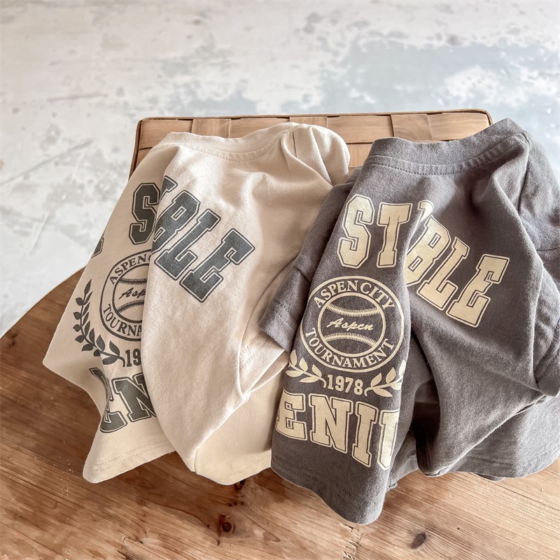 Áo Thun Không Tay Thoải Mái Thời Trang Mùa Hè Cho Bé Trai Gái