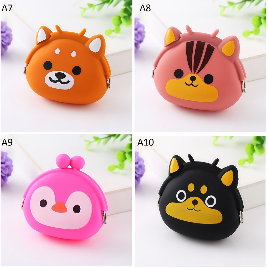 Silicone Coin Purse Cute Animal women pouch Children Gift