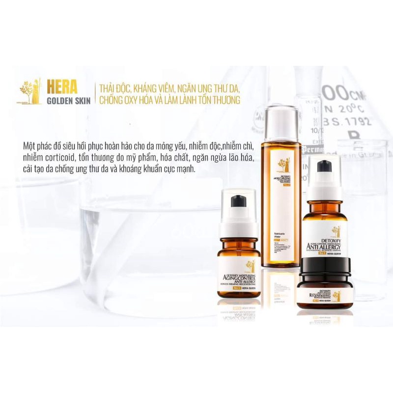 Bộ sản phẩm siêu phục hồi da Hera Golden Skin
