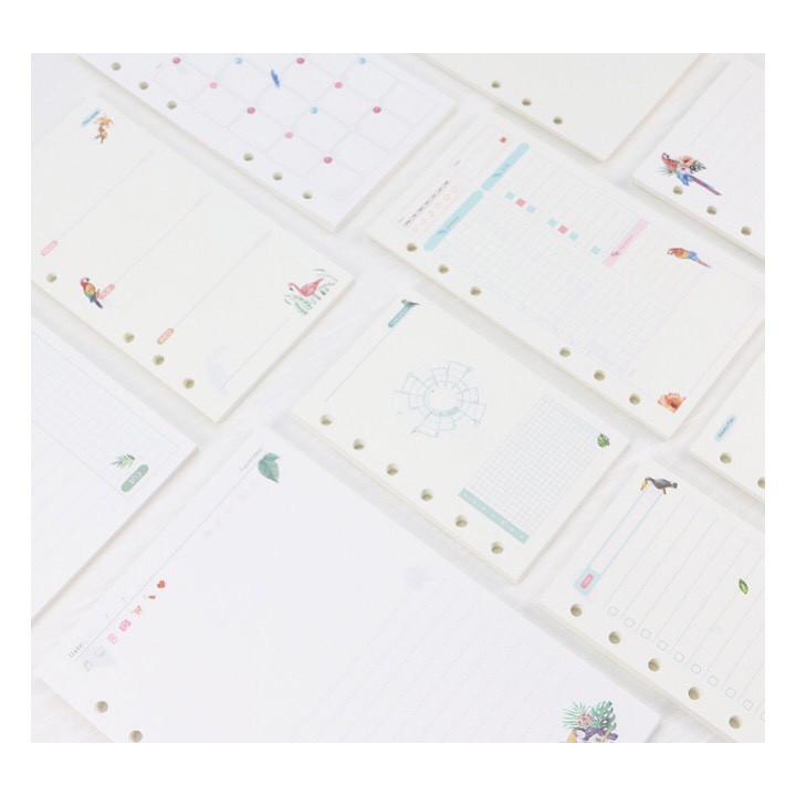 GIẤY REFILL TROPICAL FOREST A5, A6 (RESTOCK)