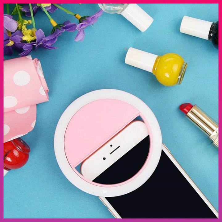 Đèn Led Selfie kẹp điện thoại, đèn led trợ sáng chụp ảnh selfie, đèn led chụp selfie, đèn led kẹp điện thoại Educase86