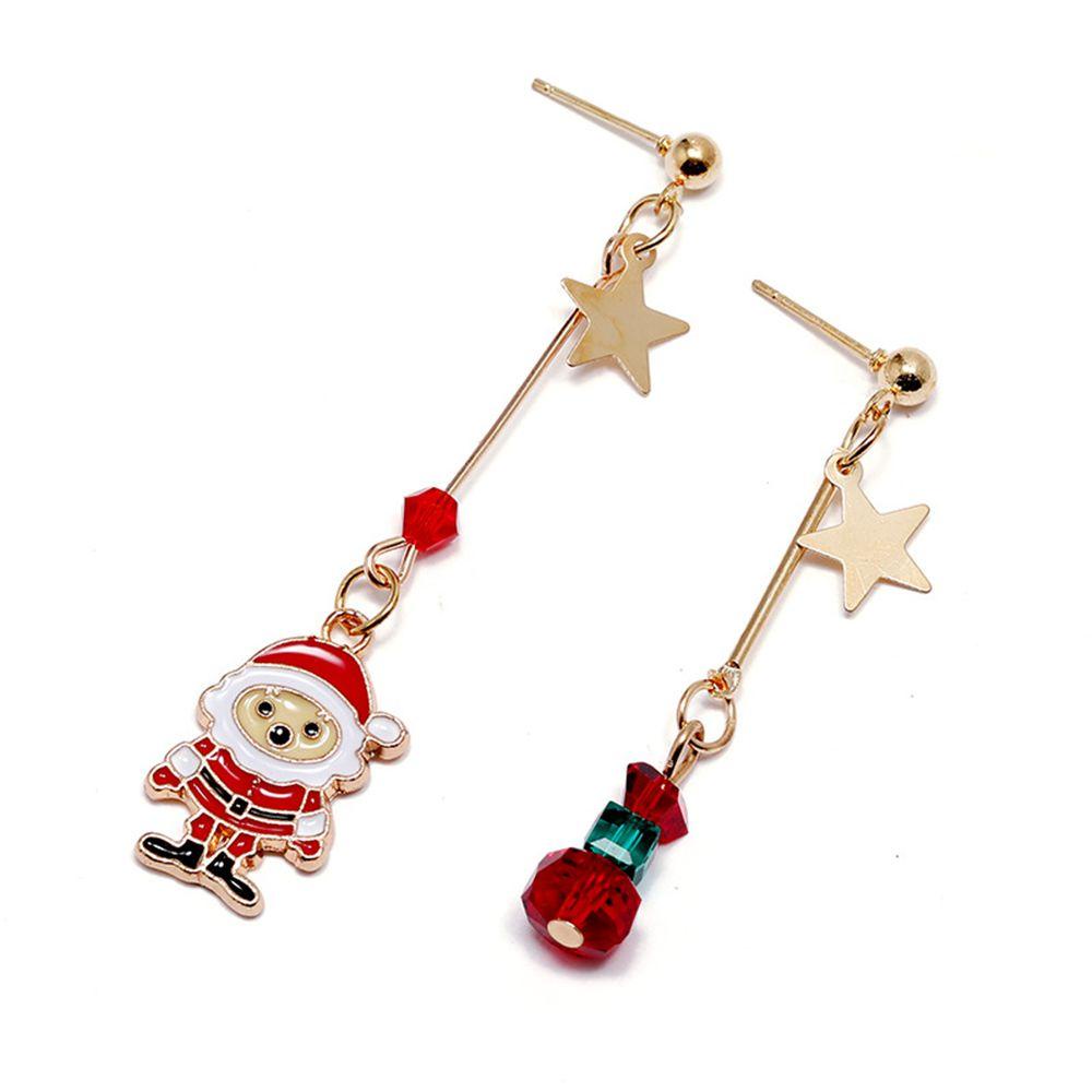 Bông Tai Hình Cây Thông / Người Tuyết / Chuông Giáng Sinh Dễ Thương