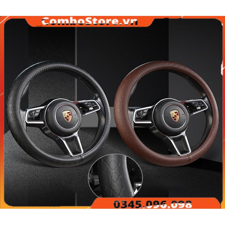 Bọc vô lăng ô tô xe hơi Da siêu cao cấp - xịn mịn