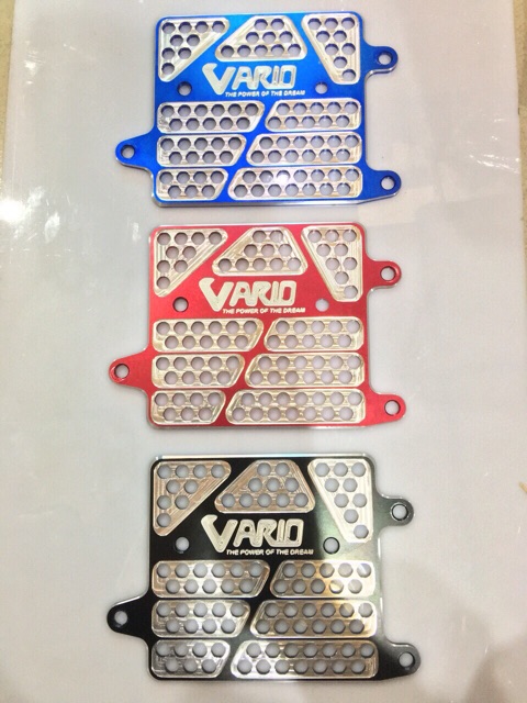 [Shopee trợ giá] Che két nước nhôm cnc HRC Vario cho Click Vario PCX Airblade Sh Lead full ốc inox . DoChoiXeMay