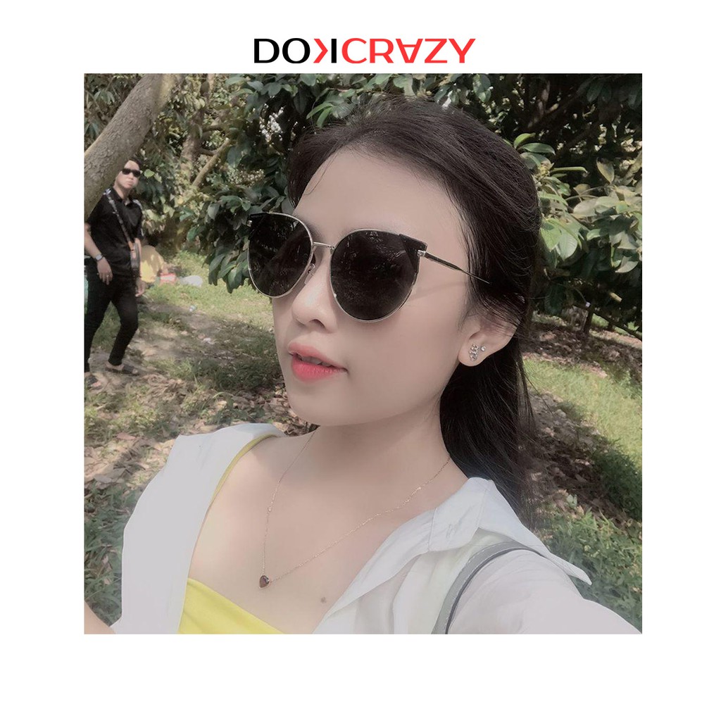 Kính mát nữ mắt mèo cao cấp CAMEDY DOKCRAZY mắt râm phân cực thời trang phong cách Hàn Quốc nữ tính trẻ trung hiện đại