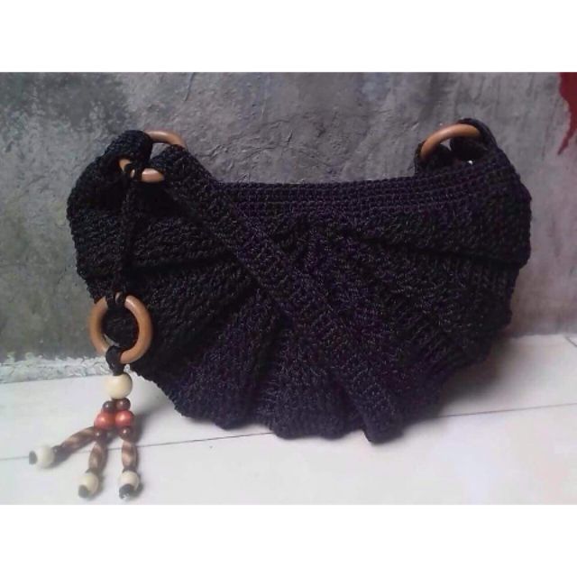 Túi xách và  hoa tai  handmade