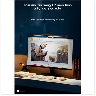 Đèn treo màn hình chống lóa i-WOK thông minh - Cao cấp