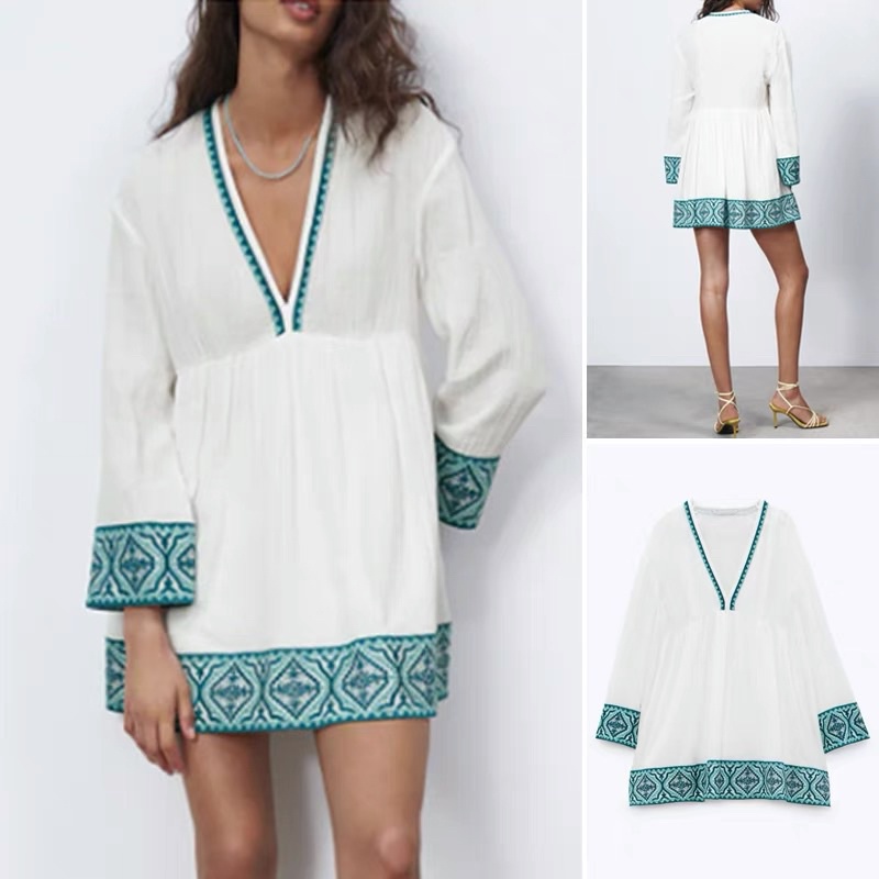 Đầm thô kiểu baby doll hàng