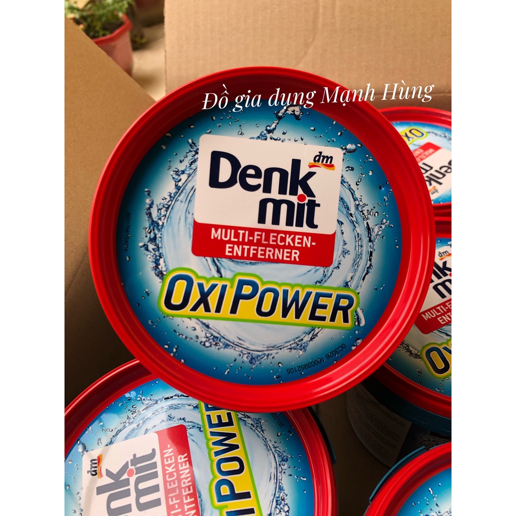 Bột tẩy vết bẩn dành cho quần áo màu Denkmit Oxi Power Multi Flecken Entferner 750g