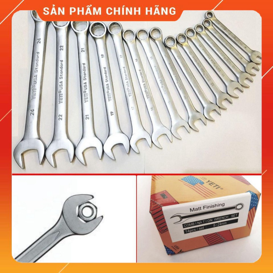 . BỘ CỜ LÊ- KHÓA-VÒNG MIỆNG YETI USA 8-24