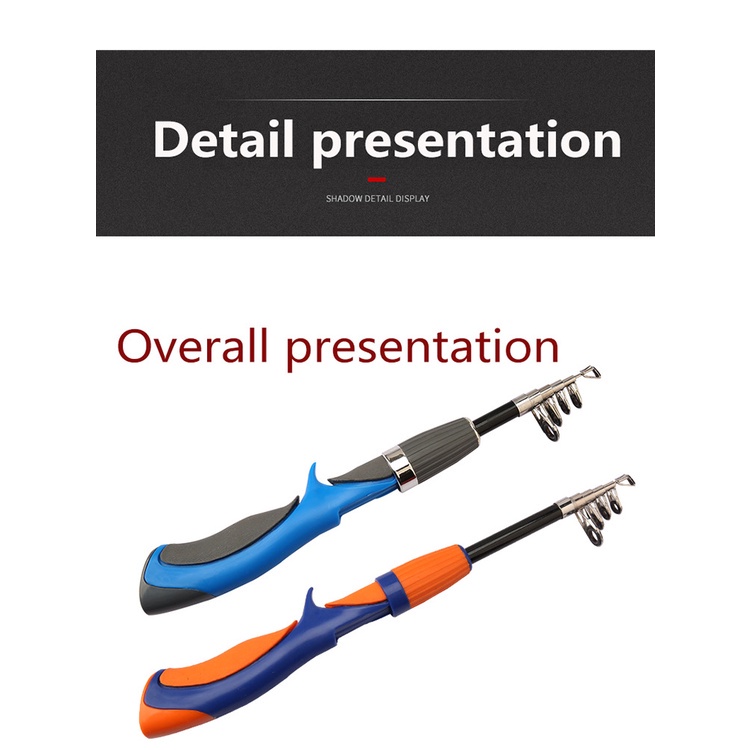 Cần Câu Cá Mini 1.2m / 1.4m / 1.6m Chất Lượng Cao Chuyên Dùng