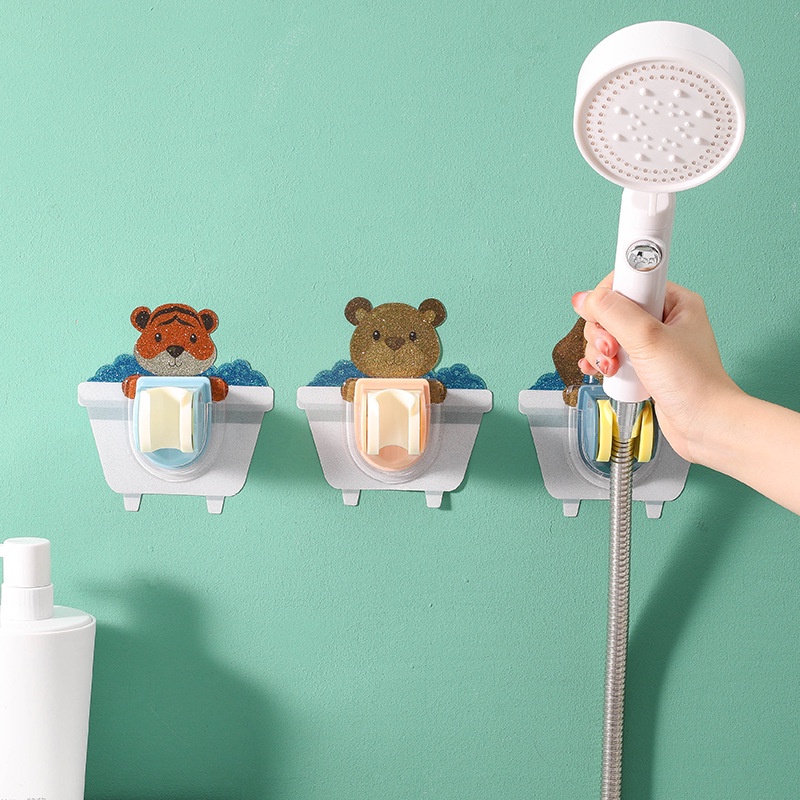 Giá Đỡ Cố Định Vòi Hoa Sen Hình Hoạt Hình Không Cần Đục Lỗ.