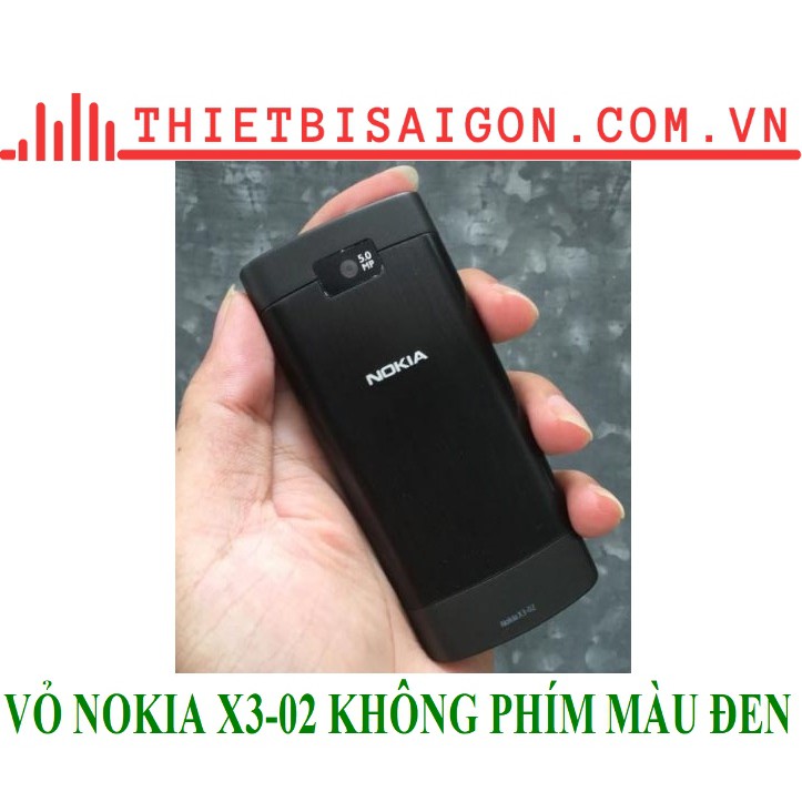 VỎ NOKIA X3 02 KHÔNG PHÍM MÀU ĐEN