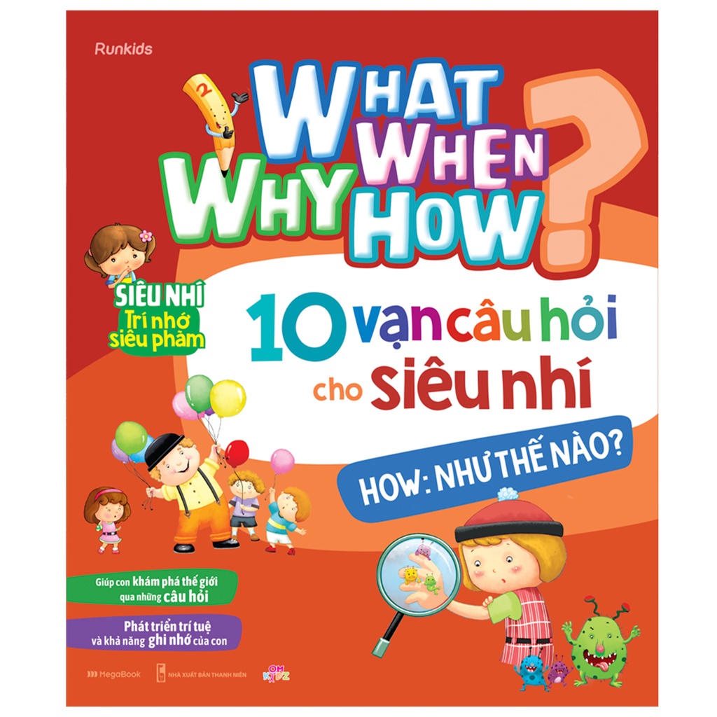 Sách Combo What Why When How - 10 vạn câu hỏi cho siêu nhí [Bìa Mềm]