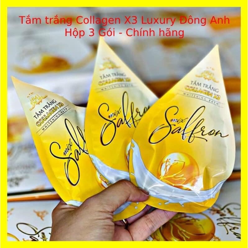 Tắm trắng Collagen X3 Luxury Mix Saffron Đông Anh | BigBuy360 - bigbuy360.vn