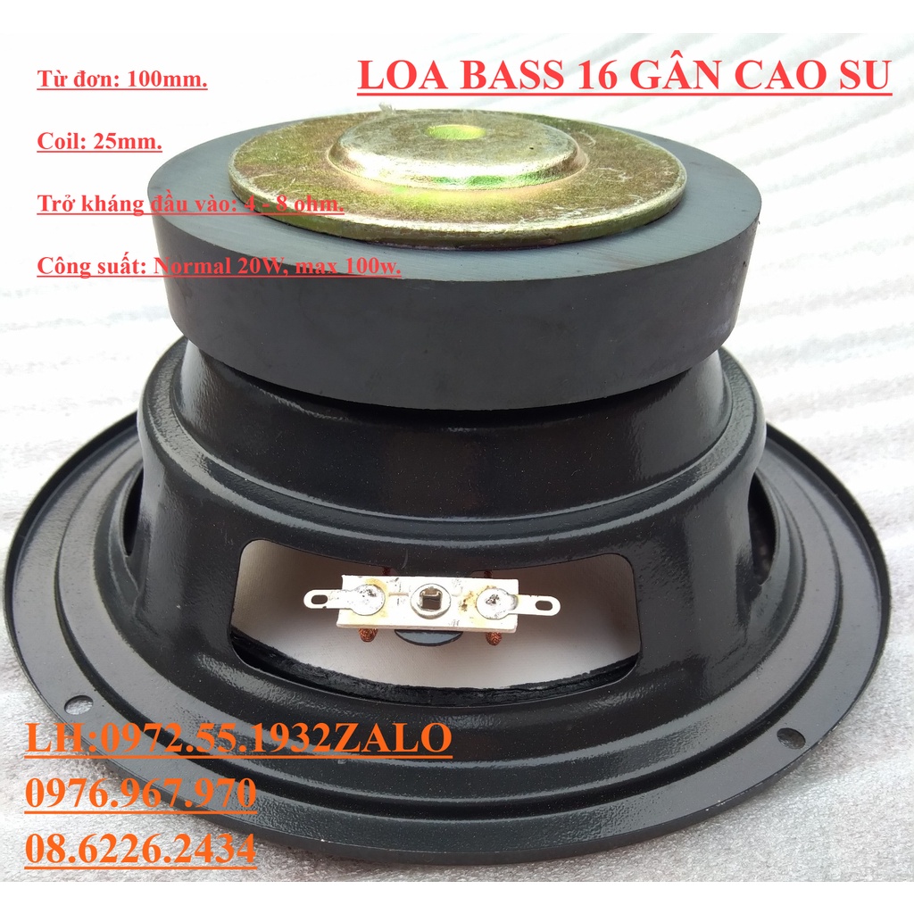 Củ loa bát 16cm từ to 100 công suất 150w-1 chiếc