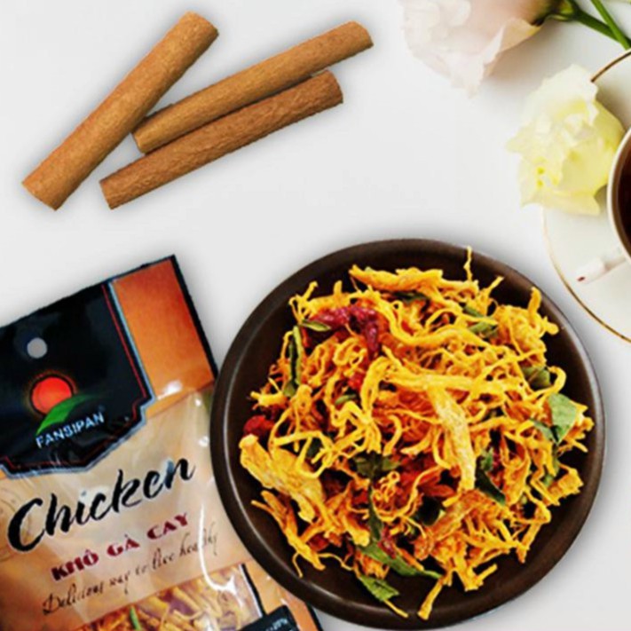 (Sale Sốc) Đồ Ăn Vặt Khô Gà Cay Fansipan Thơm Ngon - Khô Gà Gói- Khô Gà Cay- Khô Gà Lá Chanh | BigBuy360 - bigbuy360.vn