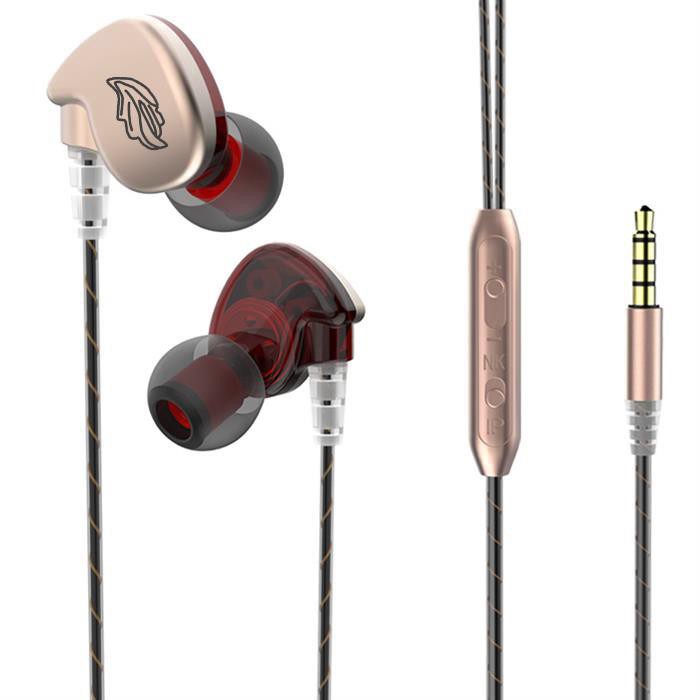 {Bán Giá Kho Mẫu Mới} Tai nghe nhét tai đa năng 3,5 mm có mic cho điện thoại di động, Âm nhạc Earbud Bass