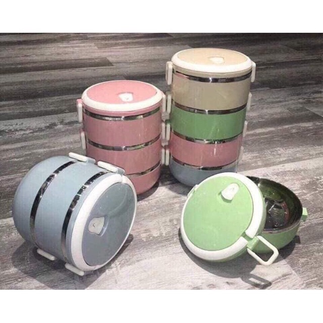 Cặp lồng 4 ngăn siêu tiện dụng cho công sở.