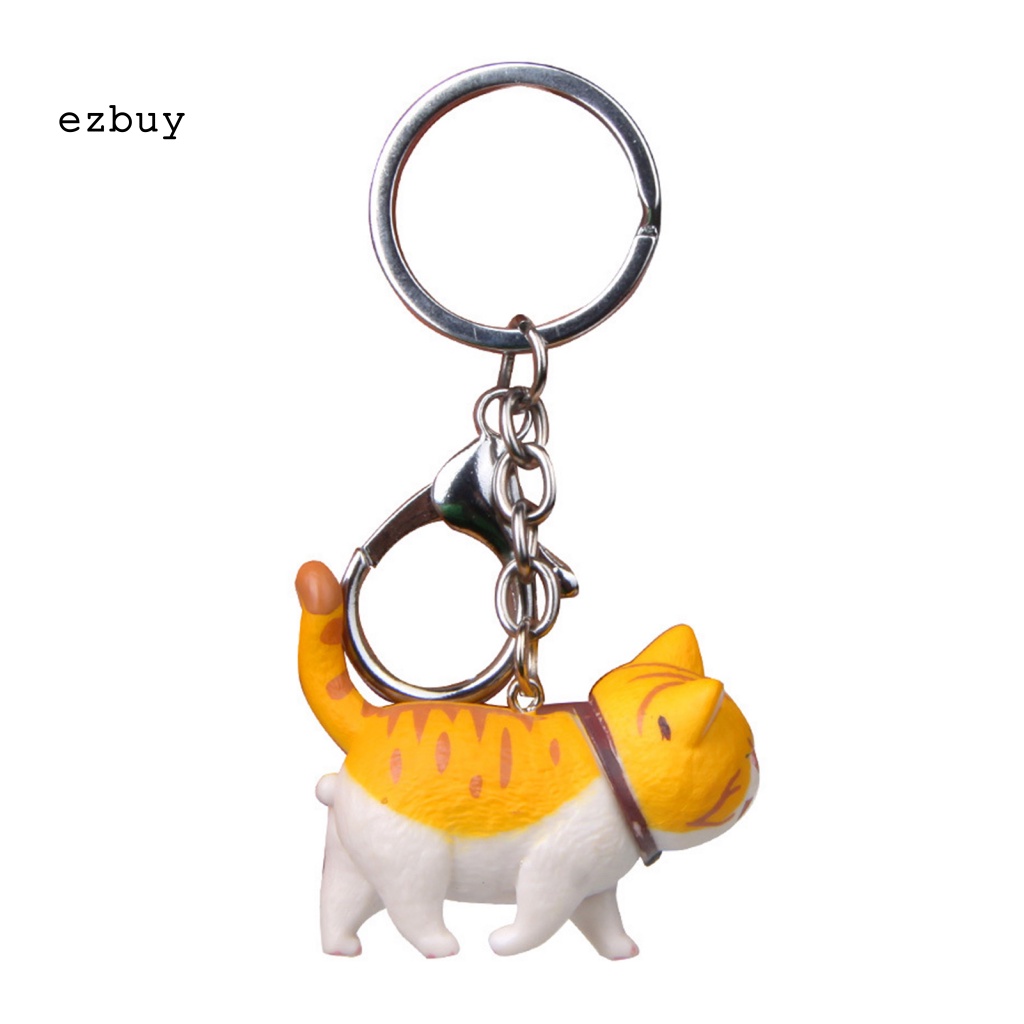 Móc Khóa Hình Mèo Chubby Mini Dễ Thương