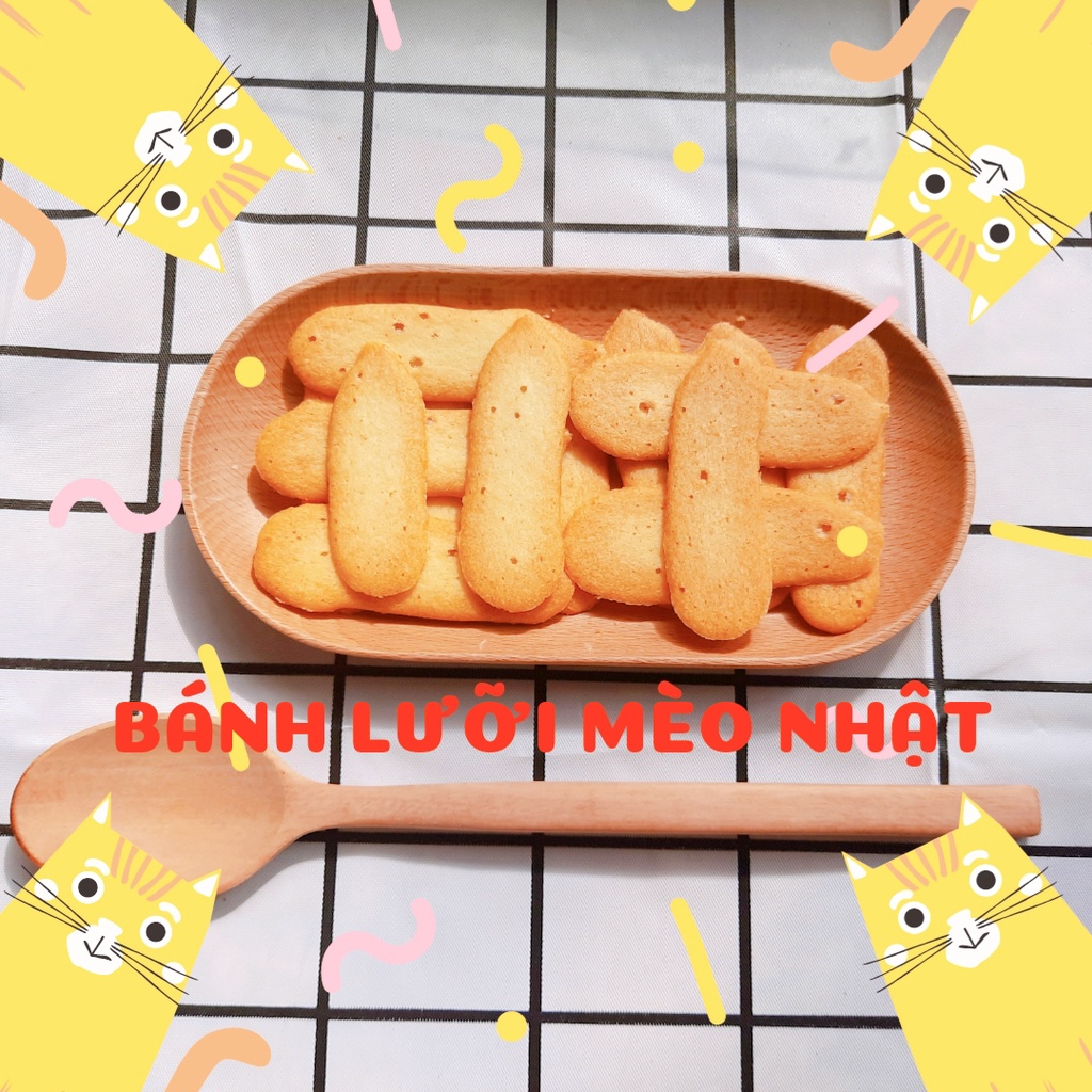 Bánh quy ăn dặm cho bé, bánh lưỡi mèo Nhật HT Cake