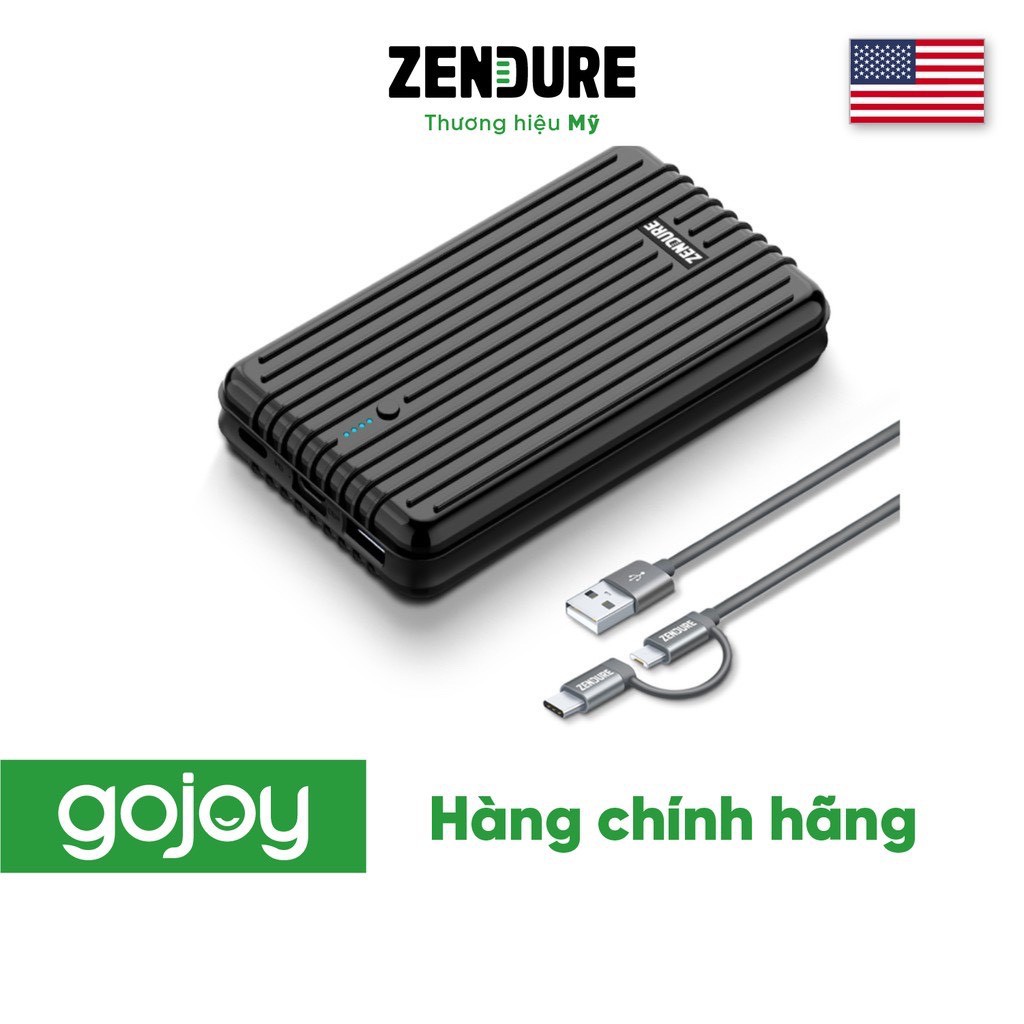 Pin dự phòng chống shock 16.750mAh typeC ZENDURE ZDA5PD-B - Bảo hành 2 năm