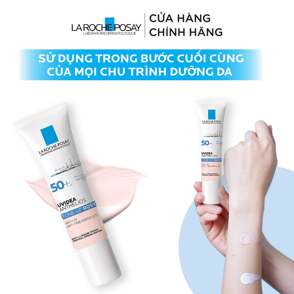 Kem Chống Nắng La Roche Posay Dạng Gel Làm Sáng Da Uvidea Anthelios Tone-Up Rosy SPF50+ 30ml