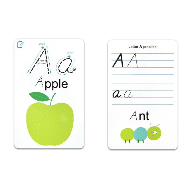 Sách tập tô &quot; Dạy con nhận biết chữ cái và học đánh vần&quot; dành cho bố mẹ chơi và học cùng con