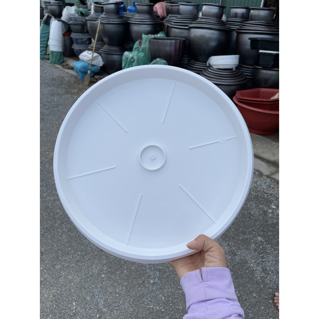 5 Chậu nhựa xếp tầng tháp trồng cây cảnh, trồng hoa, trồng rau củ tiết kiệm không gian- KÈM ĐĨA