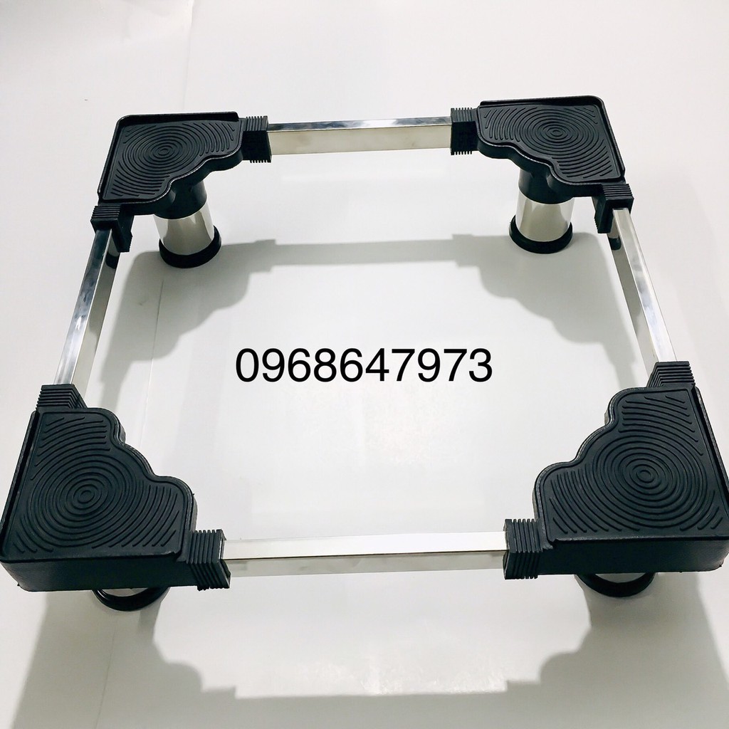 Chân đế máy giặt tủ lạnh đa năng, giá đỡ, kệ để máy giặt tủ lạnh inox