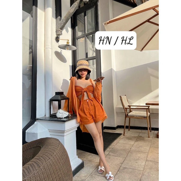 Set 3 chi tiết nơ to bản