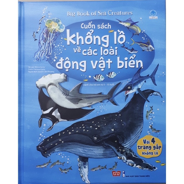 Sách khoa học - Cuốn sách khổng lồ về các loài động vật biển