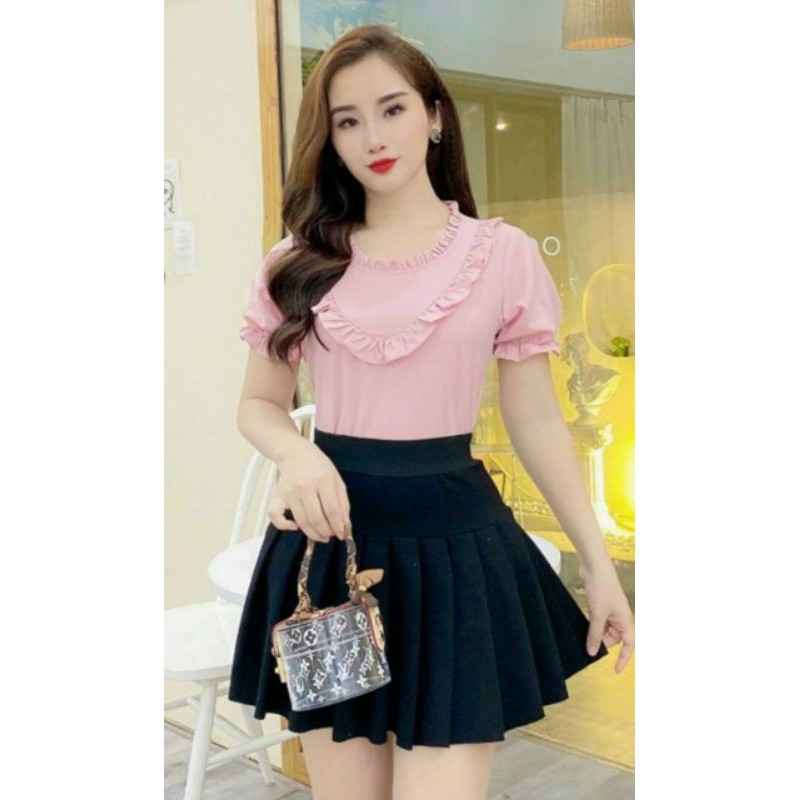Áo Kiểu Nữ Công Sở Tay Ngắn
