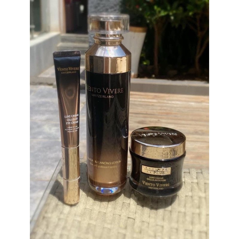 Kem mắt Vento Vivere Luxe Caviar Cellular Eye Cream 20gr, kem mắt loại bỏ quầng thâm, giảm nếp nhăn | BigBuy360 - bigbuy360.vn