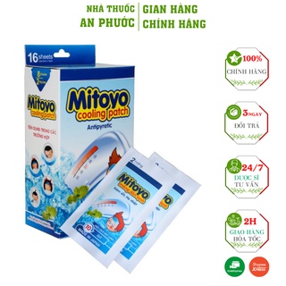 Miếng Dán Hạ Sốt MITOYO ⚡ DEAL SỐC ⚡Sử dụng an toàn cho mọi đối tượng từ trẻ em đến người lớn