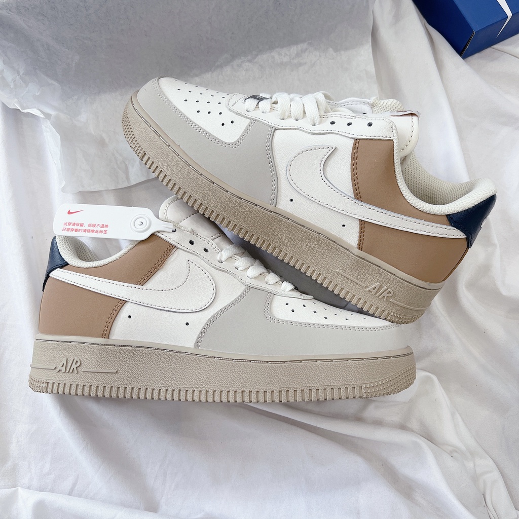 Giày Thể Thao Nam Nữ AF1 For lv8 Milf Cafe Cream Sail, Giày AF1 , Nike Air Force 1 Hàng Đẹp Full Box Bill