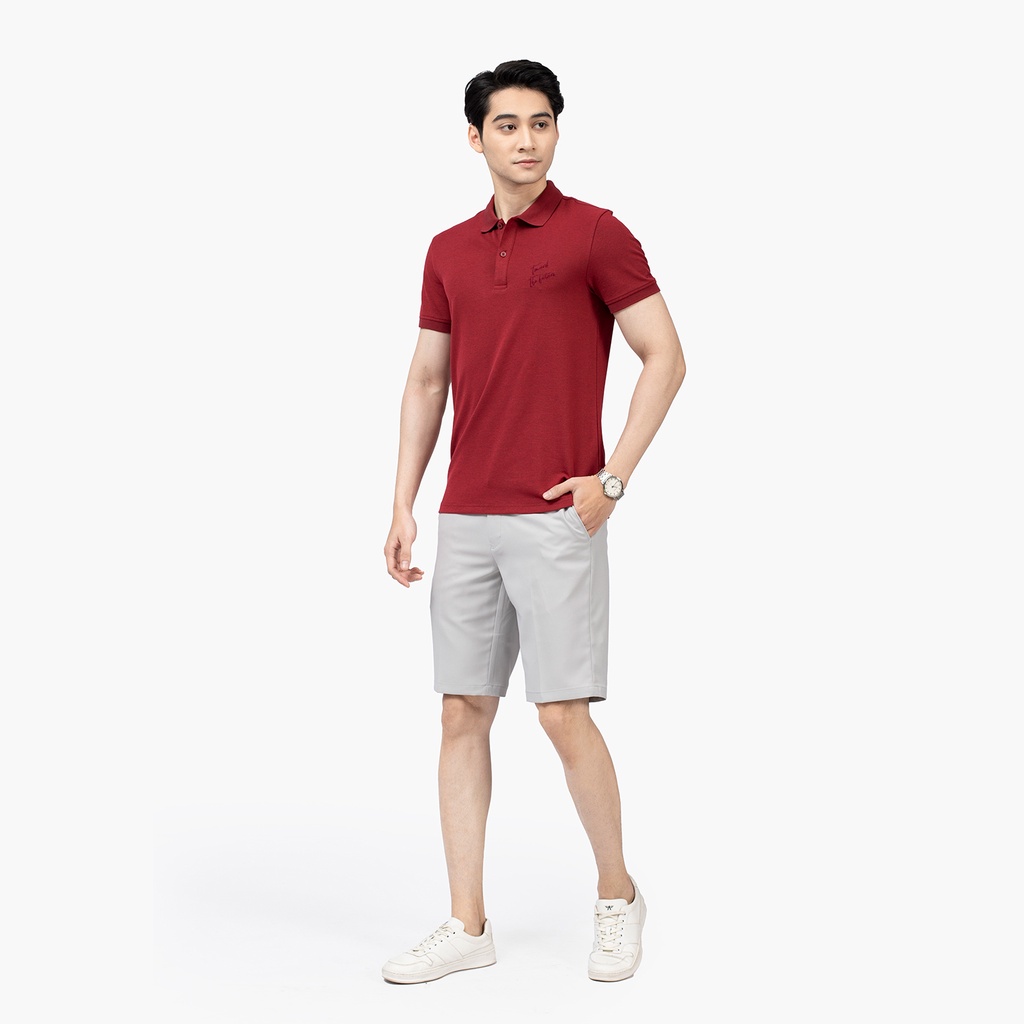 Áo polo nam ngắn tay ARISTINO dáng Slim fit ôm nhẹ, thiết kế đơn giản tinh tế, cotton thoáng khí - APS026S2